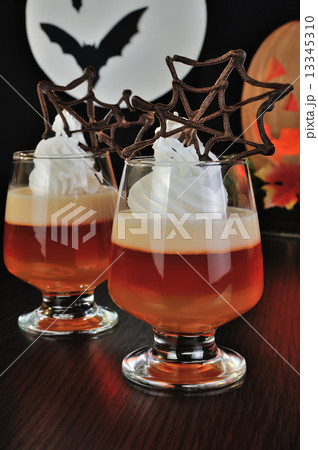 Halloween dessert in a glass Halloween dessert in a glass 13345310