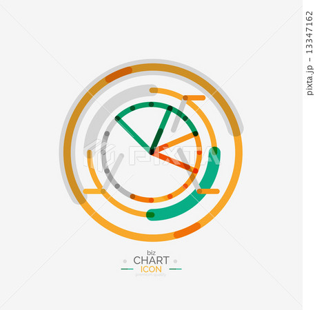 Line graph, chart icon Line graph, chart icon 13347162