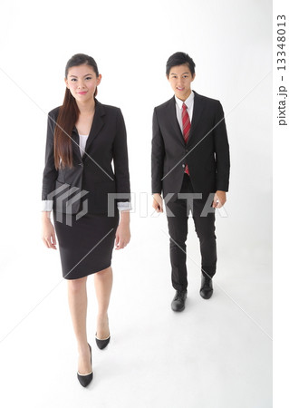 Woman walk front man walk Woman walk front man walk 13348013