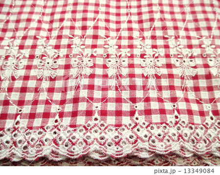 ギンガムチェックのカフェカーテン ギンガムチェックのカフェカーテン 13349084