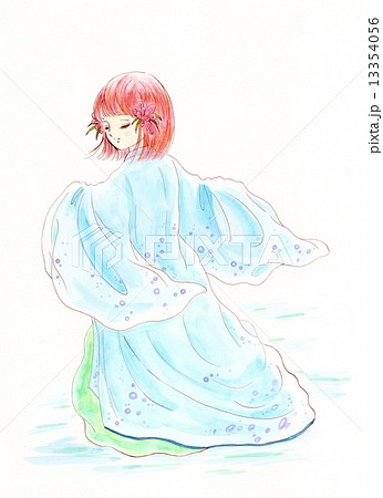 水の舞のイラスト素材