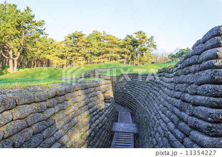The trenches on battlefield of Vimy ridge France 13354227
