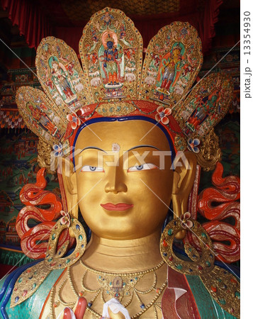 ティクセ・ゴンパのチャンバ像(ラダック) ティクセ・ゴンパのチャンバ像(ラダック) 13354930