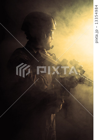 Bearded special forces soldier 13354984