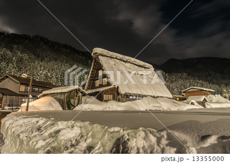 冬の白川郷・長瀬家 13355000