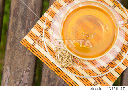 Herbal tea in the class cup 13356147