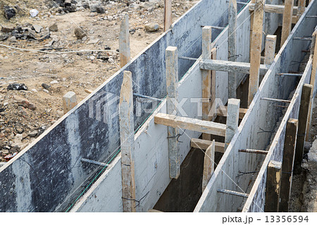 Laying the foundation of drainage system Laying the foundation of drainage system 13356594