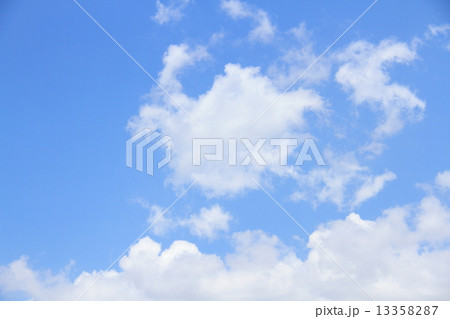 Blue sky background with tiny clouds Blue sky background with tiny clouds 13358287