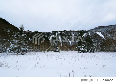 菅沼の雪景色 13358822