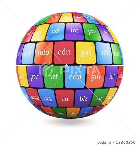 View of group color cubes in the sphere spape domain names View of group color cubes in the sphere spape domain names 13360350