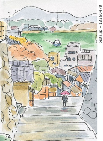 雨の尾道 13360479