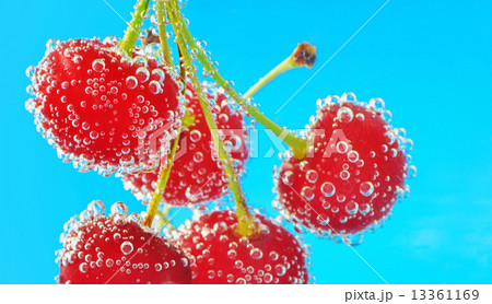 bubbles and cherry bubbles and cherry 13361169