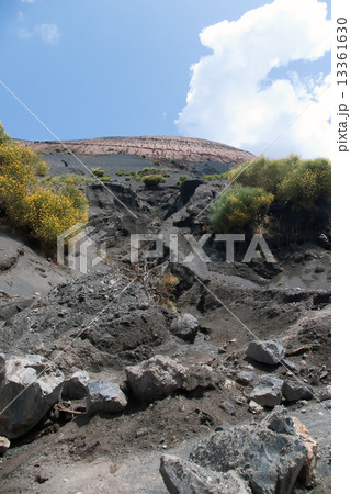 Vulcano - Dried riverbed - active volcano, Lipari, Sicily, Ital Vulcano - Dried riverbed - active volcano, Lipari, Sicily, Ital 13361630