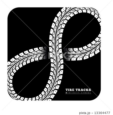 Tire Tracks in Infinity Form 13364477