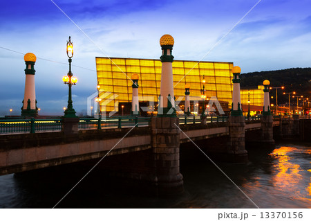 View of Sant Sebastian in evening 13370156