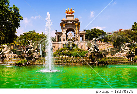 View of Barcelona,  Fountain Cascada 13370379