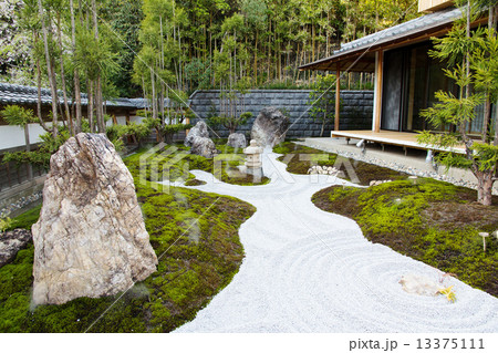 The rock garden in an Hase Temple (Hasedera)  13375111