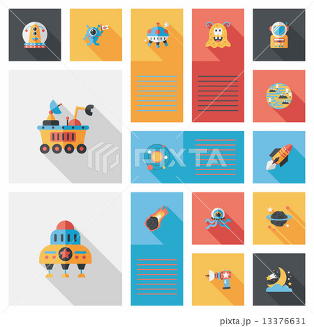 Space flat app ui background,eps10 Space flat app ui background,eps10 13376631