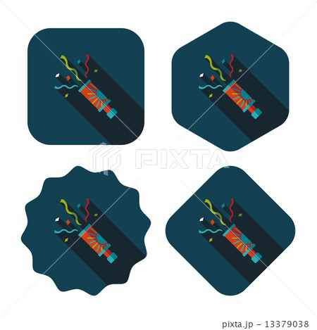 confetti flat icon with long shadow,eps10 confetti flat icon with long shadow,eps10 13379038