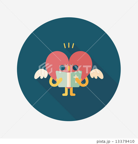 Wedding hear choir flat icon with long shadow,eps10 Wedding hear choir flat icon with long shadow,eps10 13379410