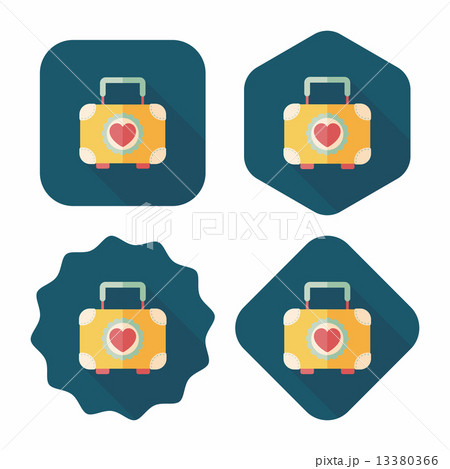 wedding box of cookies flat icon with long shadow,eps10 wedding box of cookies flat icon with long shadow,eps10 13380366