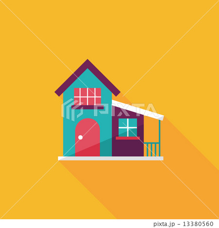 Building flat icon with long shadow,eps10 Building flat icon with long shadow,eps10 13380560