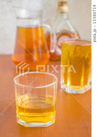 Glass and drinks 13380719