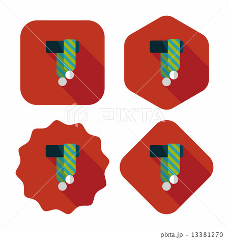 scarf flat icon with long shadow,eps10 scarf flat icon with long shadow,eps10 13381270