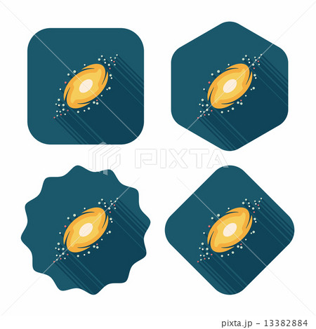 Space galaxy flat icon with long shadow,eps10 Space galaxy flat icon with long shadow,eps10 13382884