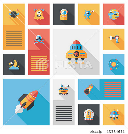 Space flat app ui background,eps10 Space flat app ui background,eps10 13384651