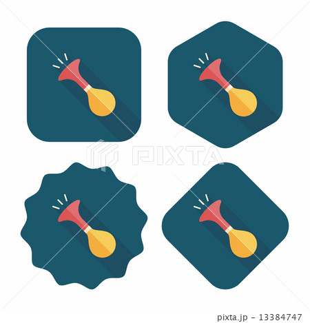 party horn flat icon with long shadow,eps10 party horn flat icon with long shadow,eps10 13384747