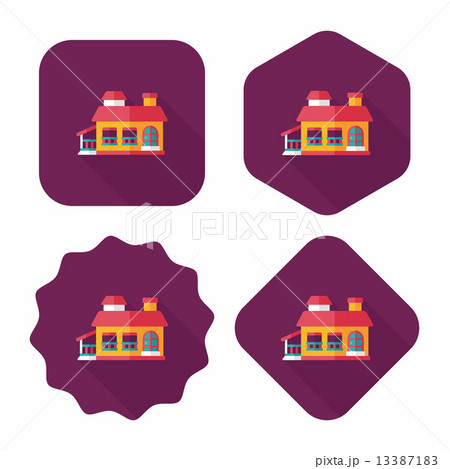 Building flat icon with long shadow,eps10 Building flat icon with long shadow,eps10 13387183