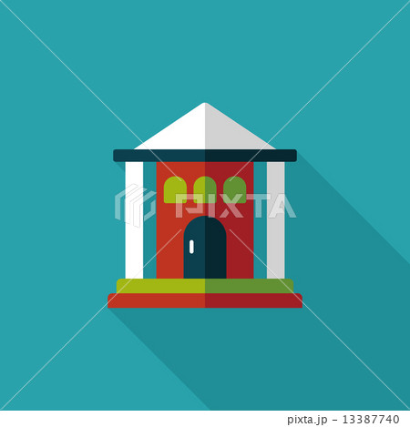 Building flat icon with long shadow,eps10 Building flat icon with long shadow,eps10 13387740