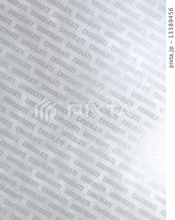 チョコレート銀紙（トップビュー） 13389456