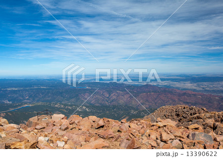 View from Pike Peak, Colorado Springs, CO 13390622