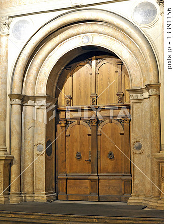 Old elegant door Old elegant door 13391156