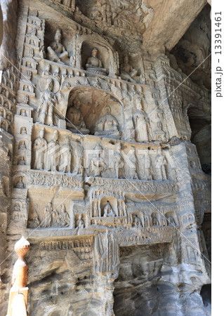 大同　雲崗石窟　世界遺産 13391461