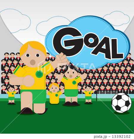 Football conceptual vector illustration. 13392102