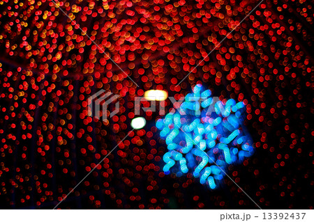 defocused bokeh frost of lights celebration new year 13392437