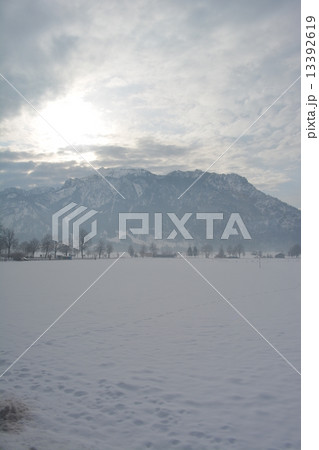 ドイツ　雪景色 13392619
