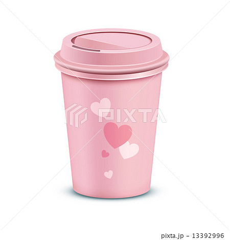 Pink coffee cup 13392996