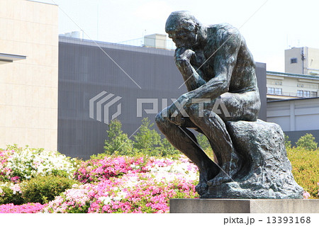 京都国立博物館に展示されている「考える人」 13393168