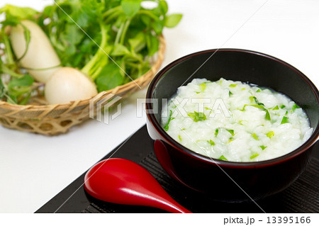 冬の料理イメージ～七草粥～ 13395166