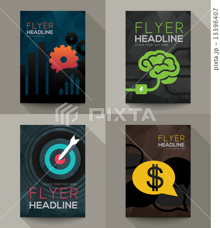 Flyer design template 13396407