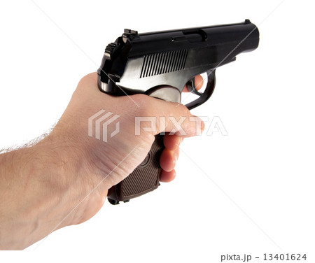 pistol in hand pistol in hand 13401624