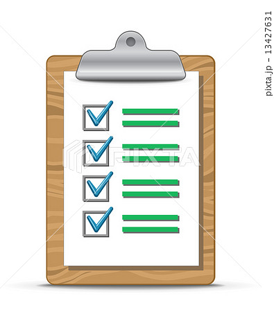 Clipboard and checklist 13427631