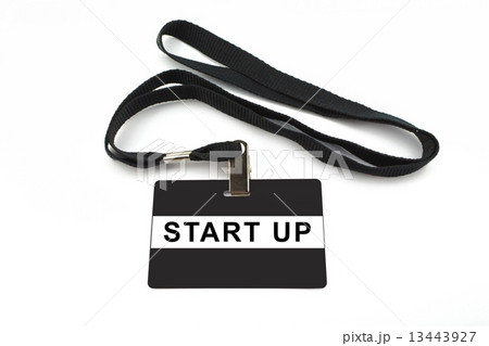 start up badge isolated on white background 13443927