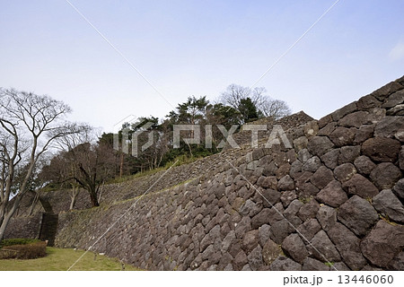 金沢城の高石垣 金沢城の高石垣 13446060