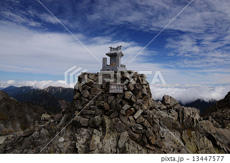 奥穂高岳山頂　　3190m 13447577