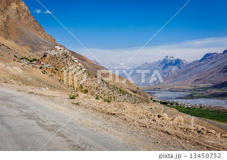Ki monastery. Spiti Valley, India 13450752
